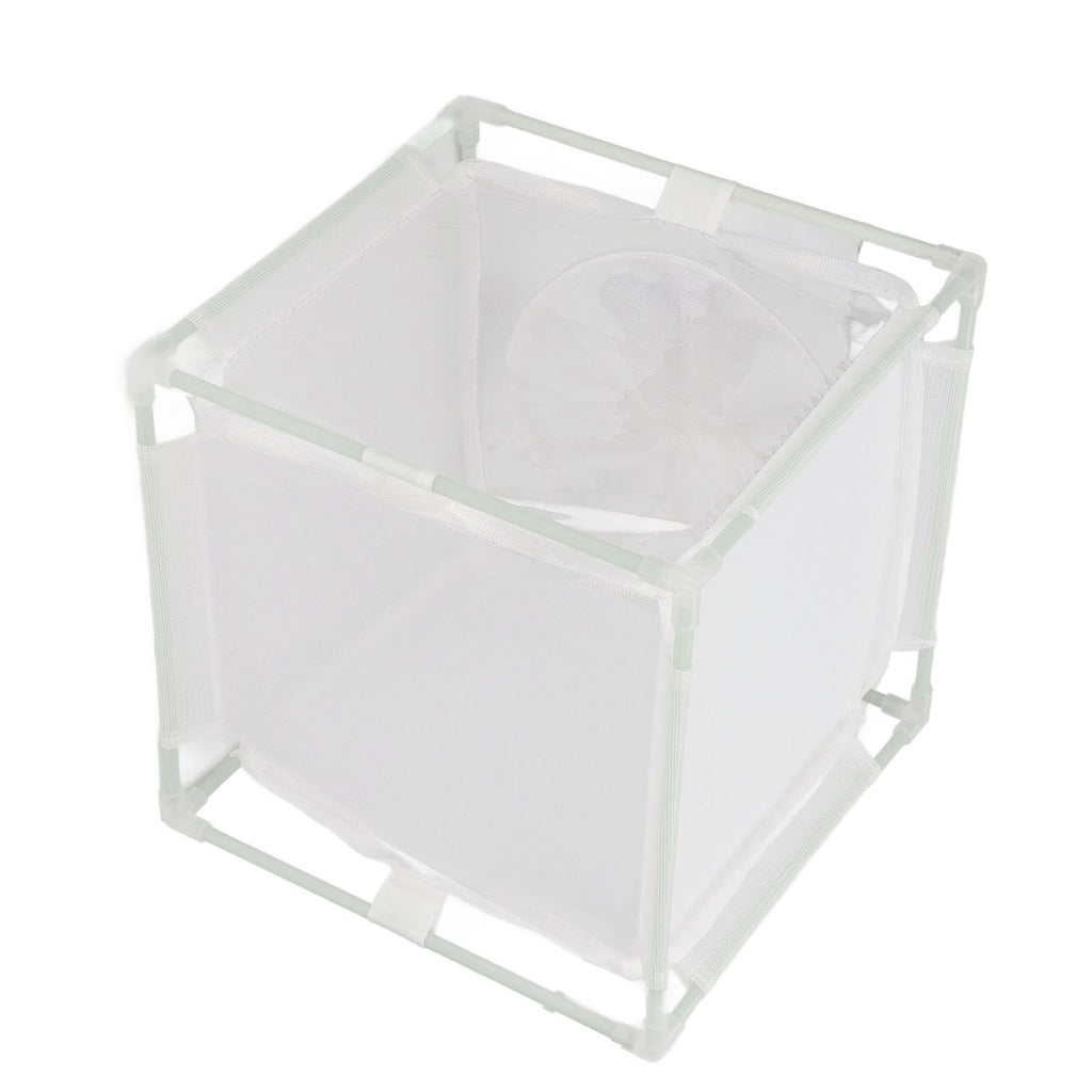 Insect Observation Cage PVC Mesh White Reusable Butterfly Habitat Breeding Incubator Box Sleeve Shaped