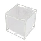 Insect Observation Cage PVC Mesh White Reusable Butterfly Habitat Breeding Incubator Box Sleeve Shaped