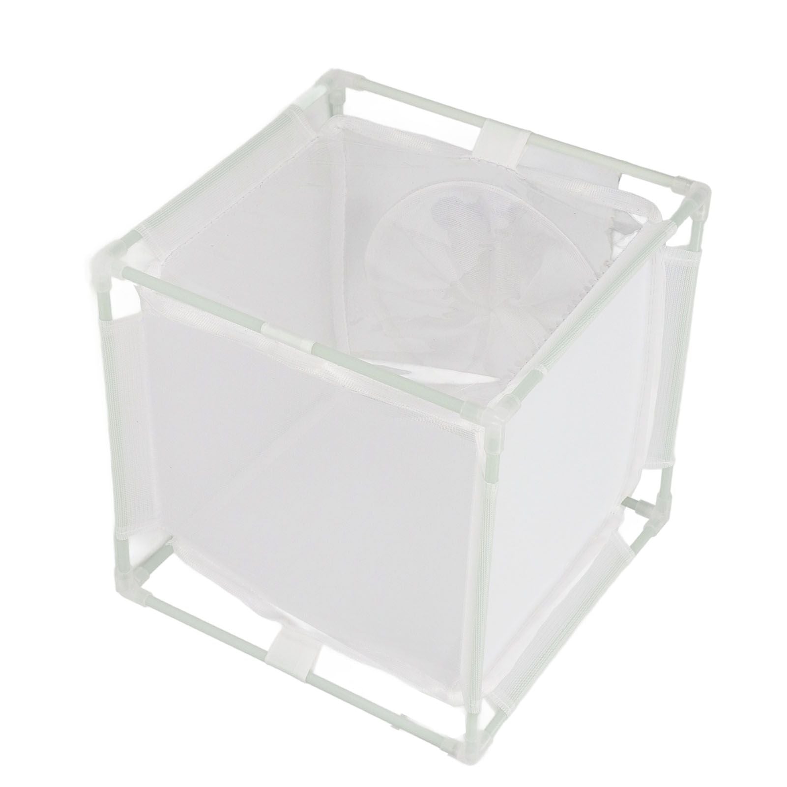Insect Observation Cage PVC Mesh White Reusable Butterfly Habitat Breeding Incubator Box Sleeve Shaped