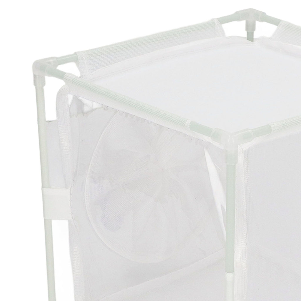 Insect Observation Cage PVC Mesh White Reusable Butterfly Habitat Breeding Incubator Box Sleeve Shaped