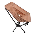 Outdoor Portable Folding Moon Chair Lightweight Leisure Camping Children Chair for Beach Fishing Sketch Sand Color