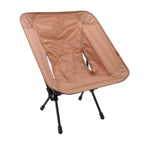 Outdoor Portable Folding Moon Chair Lightweight Leisure Camping Children Chair for Beach Fishing Sketch Sand Color