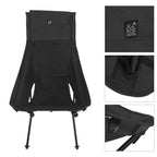 Camping Backpacking Chair Multipurpose Portable Folding Camping Chairs for Hiking Travel Beach Picnic Black