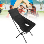 Camping Backpacking Chair Multipurpose Portable Folding Camping Chairs for Hiking Travel Beach Picnic Black