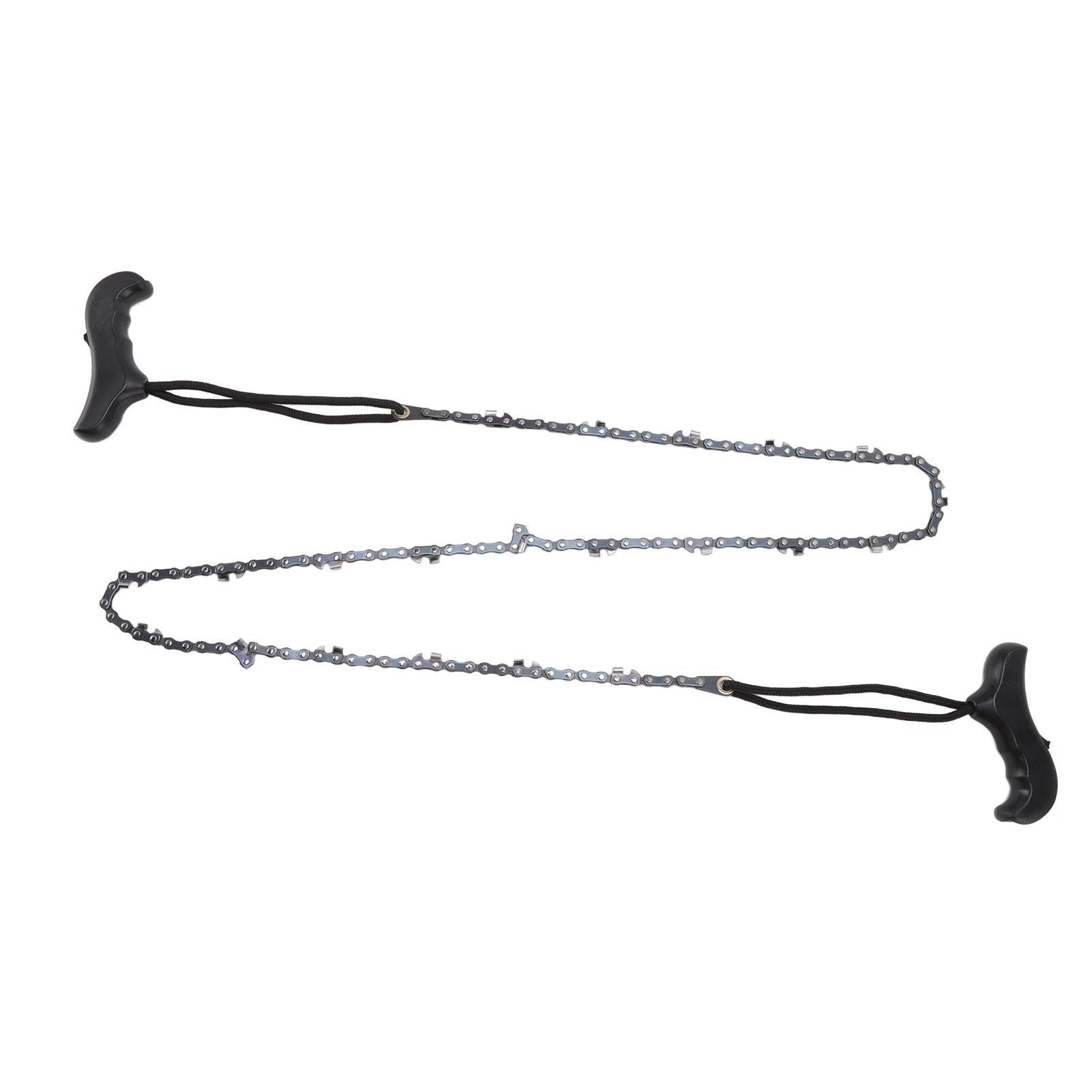 48in Hand Chain Saw Pocket Folding Survival Chain Saw Camping Logging Garden Pruning Tools 64 Links 21 Cutter