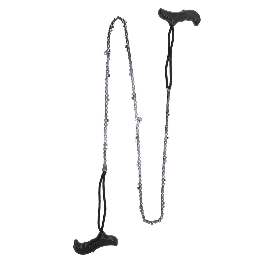 48in Hand Chain Saw Pocket Folding Survival Chain Saw Camping Logging Garden Pruning Tools 64 Links 21 Cutter