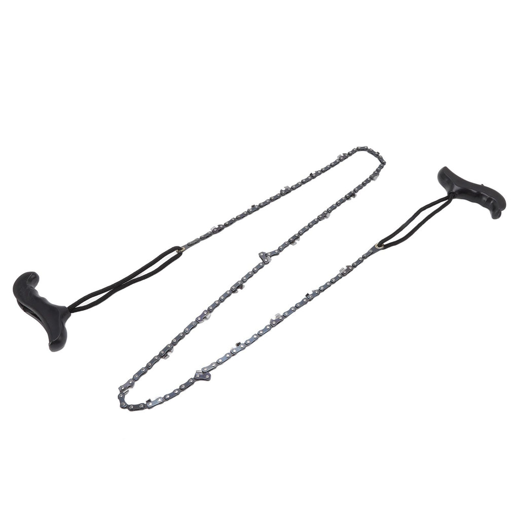48in Hand Chain Saw Pocket Folding Survival Chain Saw Camping Logging Garden Pruning Tools 64 Links 21 Cutter