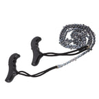 48in Hand Chain Saw Pocket Folding Survival Chain Saw Camping Logging Garden Pruning Tools 64 Links 21 Cutter