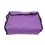Wheelchair Hanging Storage Bag Quilted Cotton Household Walker Accessories for Scooter Trolley Purple