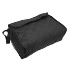 Wheelchair Hanging Storage Bag Quilted Cotton Household Walker Accessories for Scooter Trolley Black