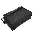 Wheelchair Hanging Storage Bag Quilted Cotton Household Walker Accessories for Scooter Trolley Black