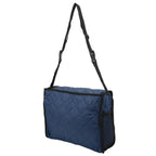 Wheelchair Hanging Storage Bag Quilted Cotton Household Walker Accessories for Scooter Trolley Navy Blue