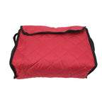 Wheelchair Hanging Storage Bag Quilted Cotton Household Walker Accessories for Scooter Trolley Wine Red