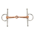 Horse Full Cheek Snaffle Stainless Steel Ring Snaffle Bit for Outdoor Horse Accessories 125mm