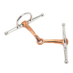 Horse Full Cheek Snaffle Stainless Steel Ring Snaffle Bit for Outdoor Horse Accessories 125mm