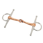 Horse Full Cheek Snaffle Stainless Steel Ring Snaffle Bit for Outdoor Horse Accessories 125mm