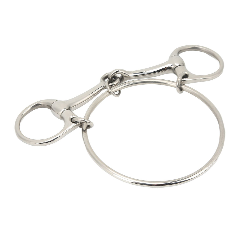 125mm Stainless Steel Horse Mouth Bit 5 Inch Horse Bits Outdoor Training Loose Ring