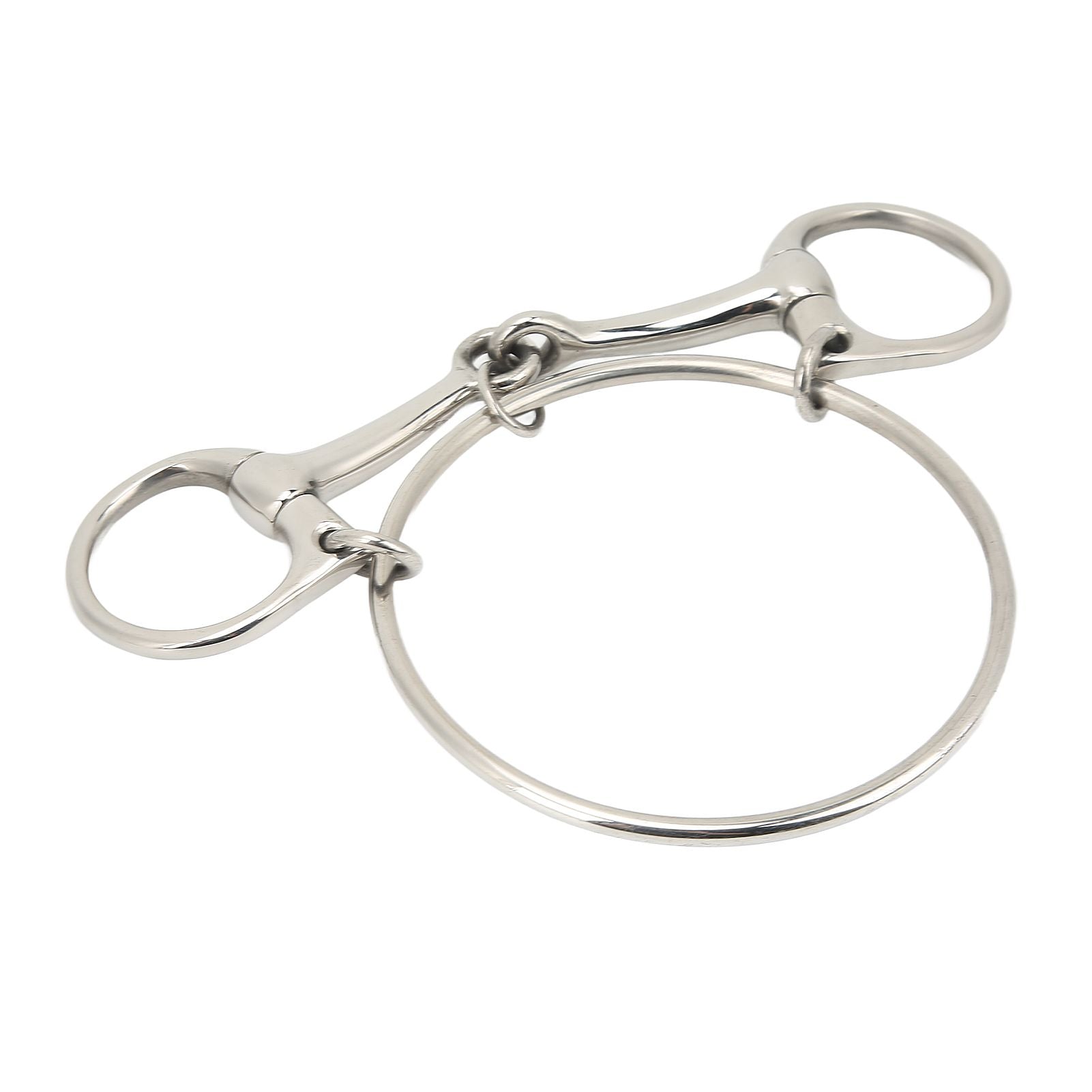 125mm Stainless Steel Horse Mouth Bit 5 Inch Horse Bits Outdoor Training Loose Ring