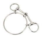 125mm Stainless Steel Horse Mouth Bit 5 Inch Horse Bits Outdoor Training Loose Ring