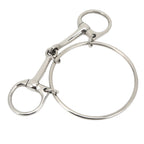125mm Stainless Steel Horse Mouth Bit 5 Inch Horse Bits Outdoor Training Loose Ring