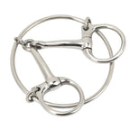 125mm Stainless Steel Horse Mouth Bit 5 Inch Horse Bits Outdoor Training Loose Ring