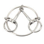 125mm Stainless Steel Horse Mouth Bit 5 Inch Horse Bits Outdoor Training Loose Ring