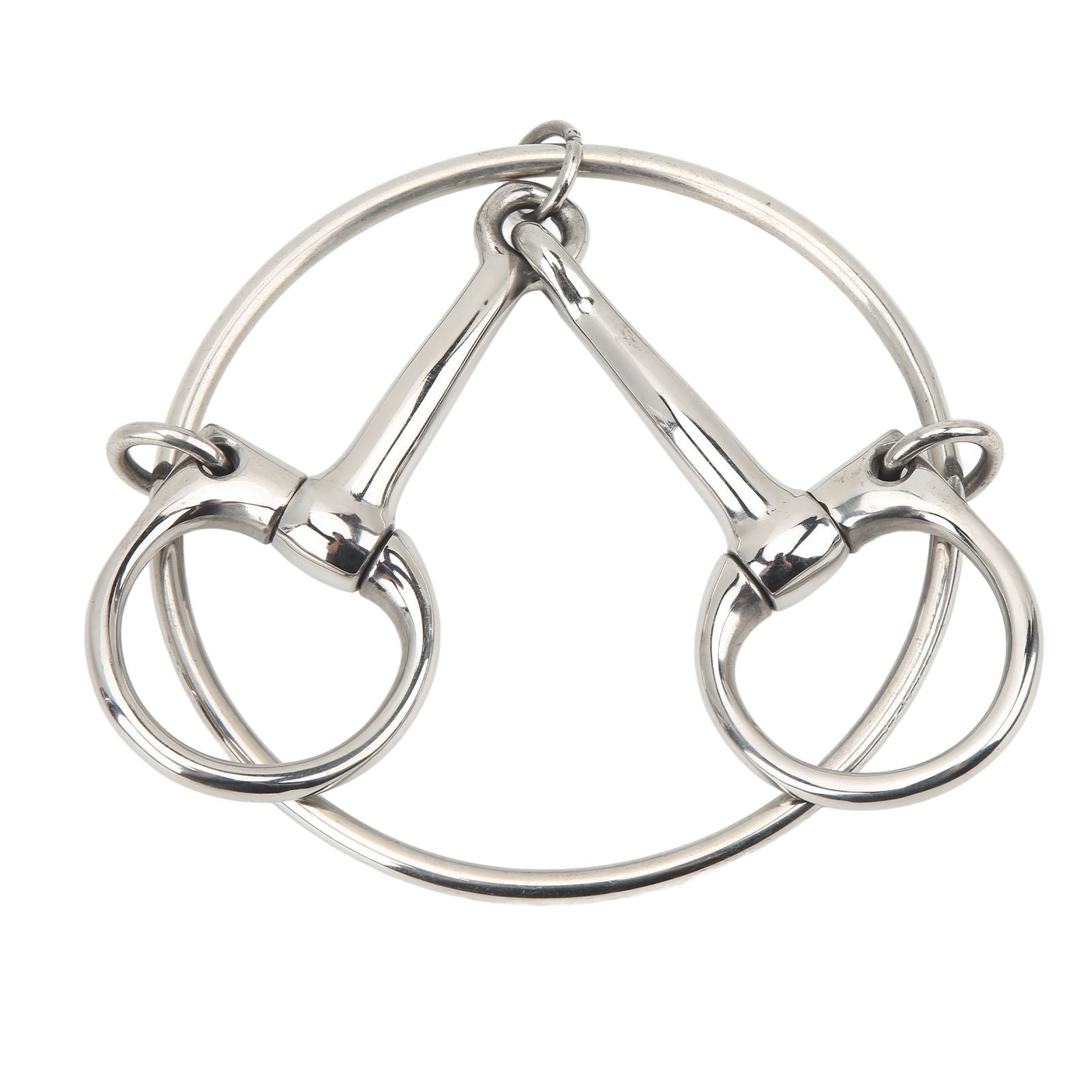 125mm Stainless Steel Horse Mouth Bit 5 Inch Horse Bits Outdoor Training Loose Ring