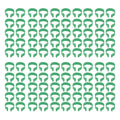 100 Pcs Poultry Feet Ring Open Type Buckle Breeding Chicken Duck Goose Foot Ring Chicken Accessory Green 20mm