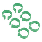100 Pcs Poultry Feet Ring Open Type Buckle Breeding Chicken Duck Goose Foot Ring Chicken Accessory Green 20mm