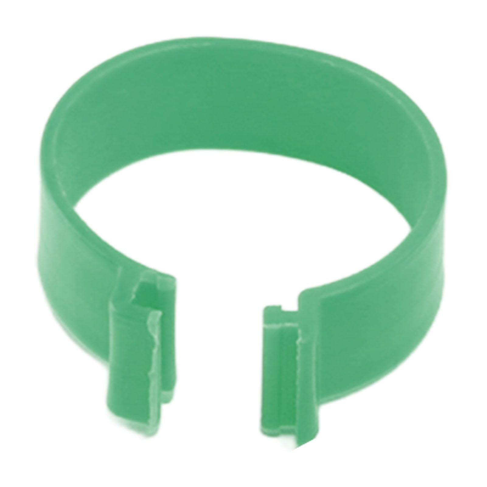 100 Pcs Poultry Feet Ring Open Type Buckle Breeding Chicken Duck Goose Foot Ring Chicken Accessory Green 20mm