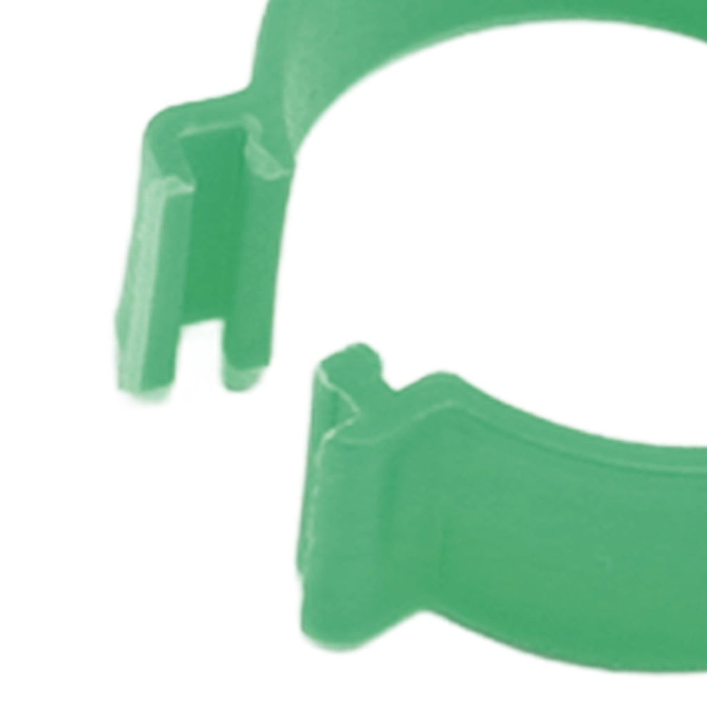100 Pcs Poultry Feet Ring Open Type Buckle Breeding Chicken Duck Goose Foot Ring Chicken Accessory Green 20mm