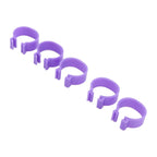 100 PCS Chicken Foot Ring Duck Hen Goose Legs Rings Clip Poultry Foot Ring Farming Tools Purple 18mm/0.71in