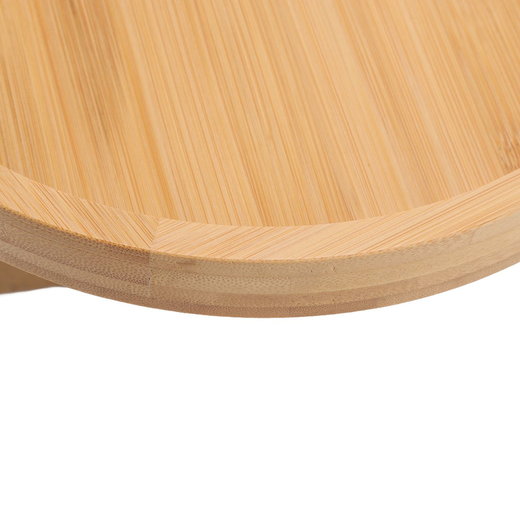 Sofa Tray Bamboo Wood Texture Armrest Couch Clip On Tray Table for Coffee Tea Snacks