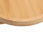 Sofa Tray Bamboo Wood Texture Armrest Couch Clip On Tray Table for Coffee Tea Snacks