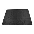 Drum Set Cover Silver Coated 420D Oxford Cloth Folding Furniture Dust Cover for Indoor Outdoor Black
