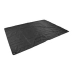 Drum Set Cover Silver Coated 420D Oxford Cloth Folding Furniture Dust Cover for Indoor Outdoor Black