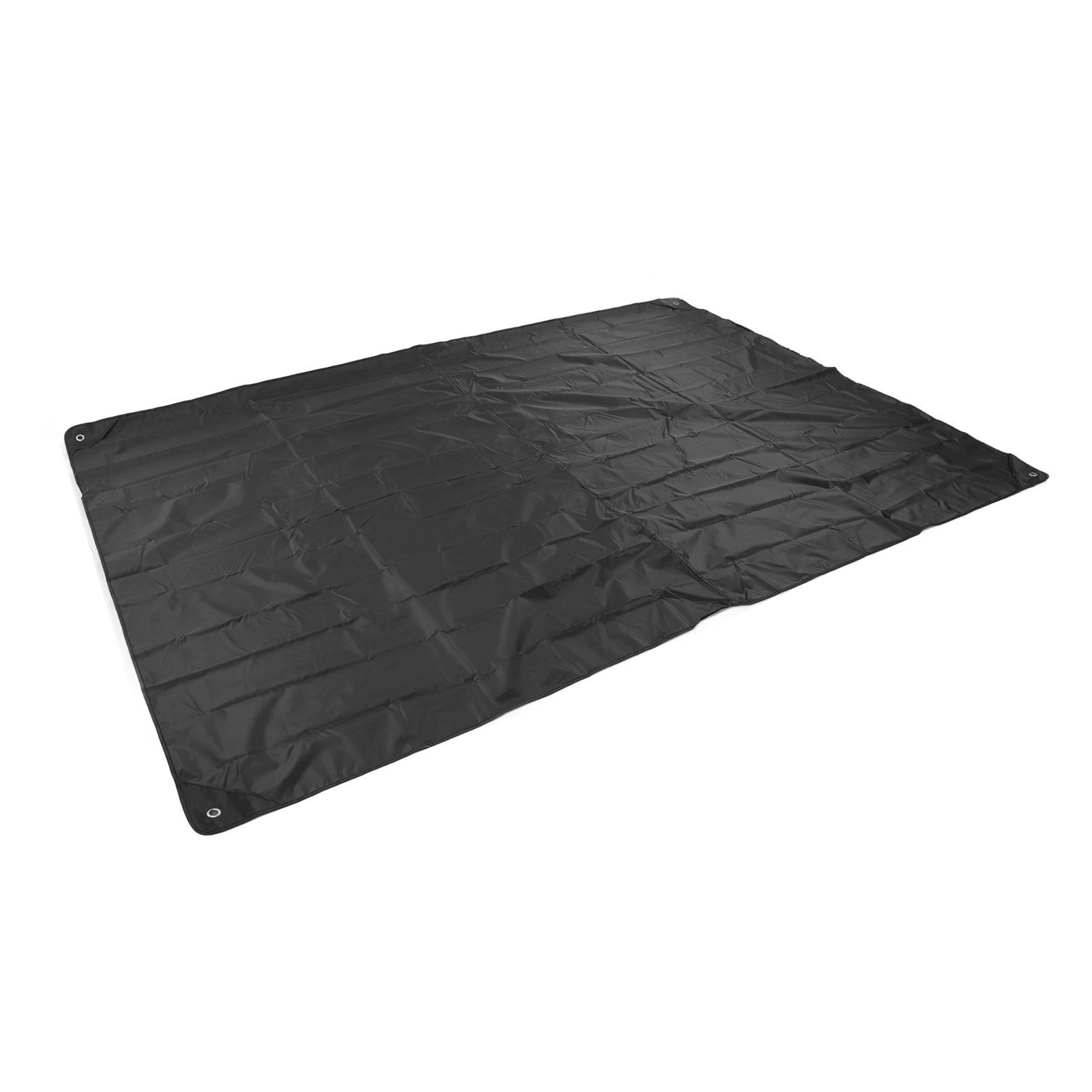 Drum Set Cover Silver Coated 420D Oxford Cloth Folding Furniture Dust Cover for Indoor Outdoor Black