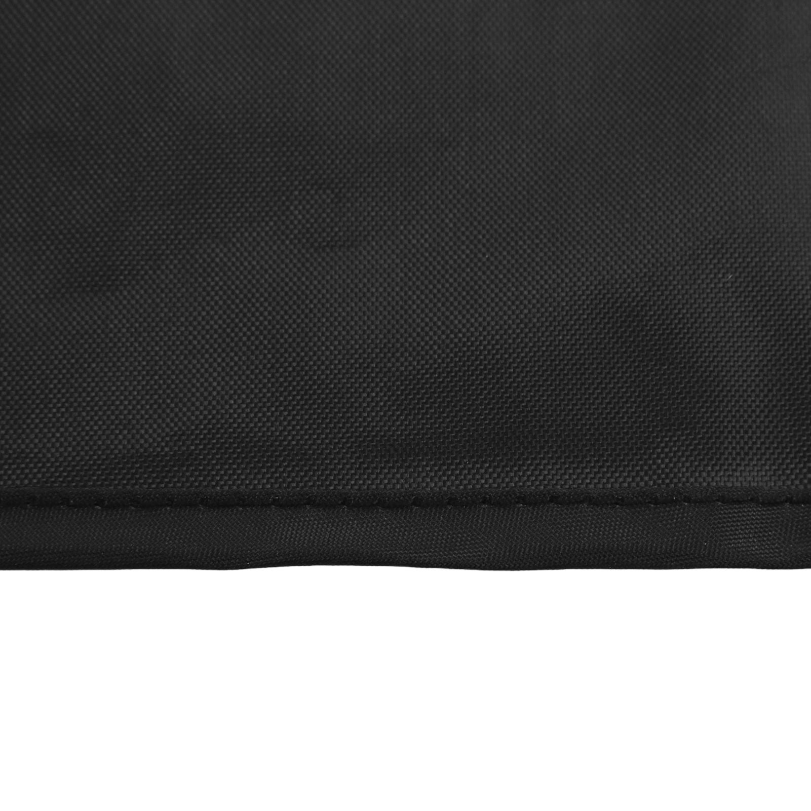 Drum Set Cover Silver Coated 420D Oxford Cloth Folding Furniture Dust Cover for Indoor Outdoor Black
