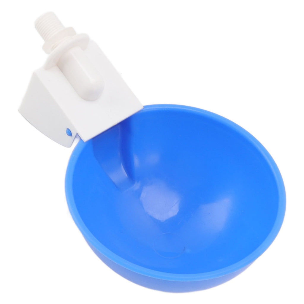 10PCS G1/8 Male Thread Chicken Waterer Cup Thicken Automatic Poultry Water Feeding Equipment for Quails Birds Blue