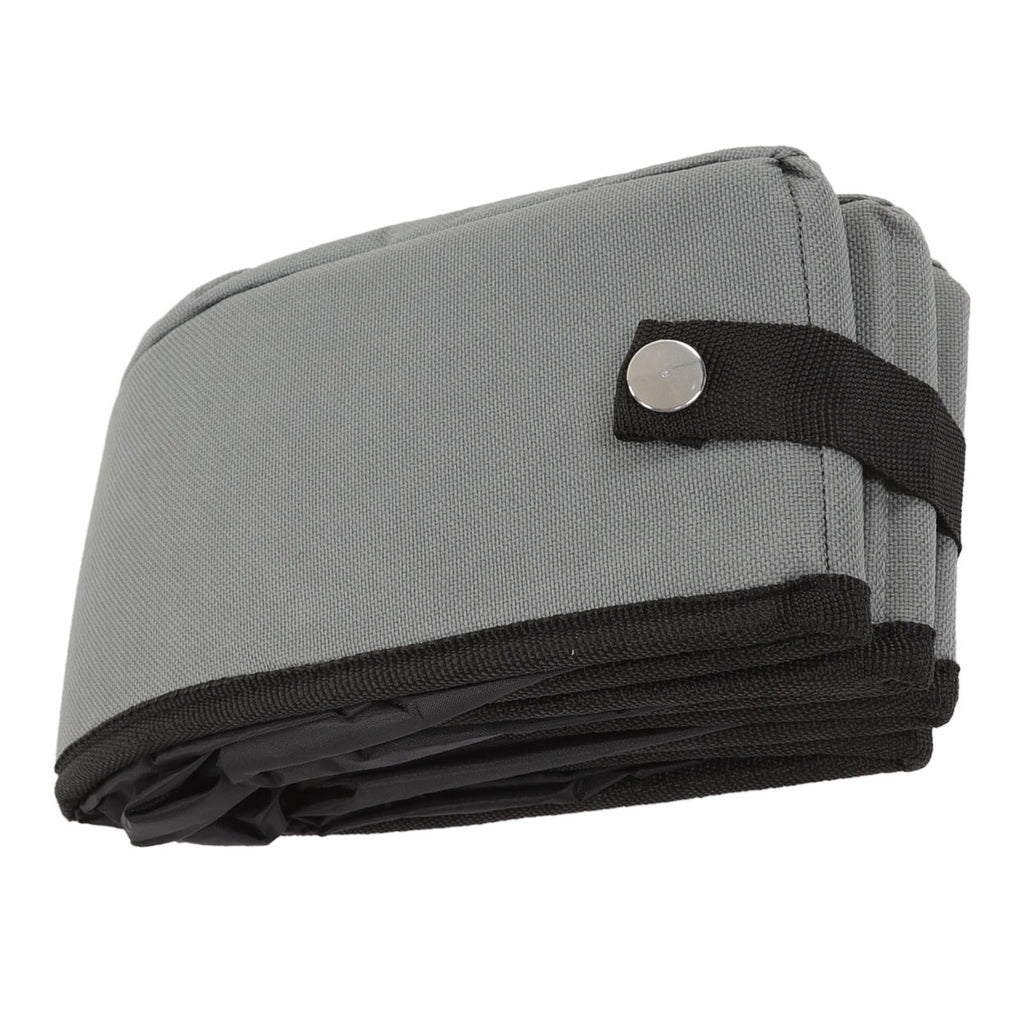 Collapsible Cat Litter Box Cloth Waterproof Outdoor Portable Cat Litter Box for Travel S Grey