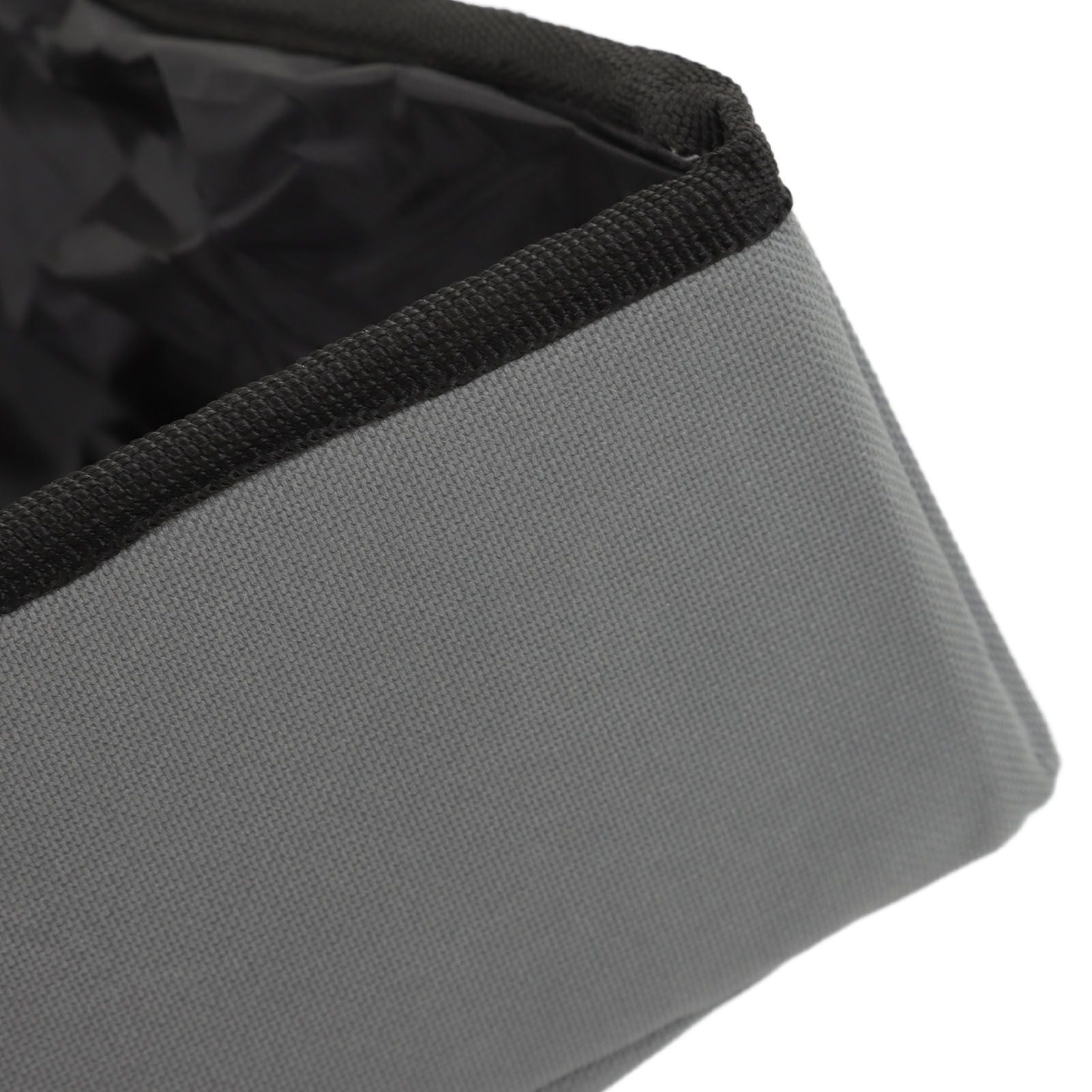 Collapsible Cat Litter Box Cloth Waterproof Outdoor Portable Cat Litter Box for Travel S Grey
