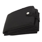 Collapsible Cat Litter Box Cloth Waterproof Outdoor Portable Cat Litter Box for Travel M Black