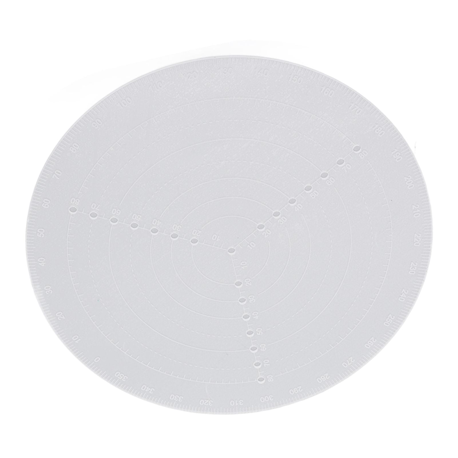 Round Center Finder Acrylic Semi Transparent Compass Drawing Measurement Tools for Woodwork Turning