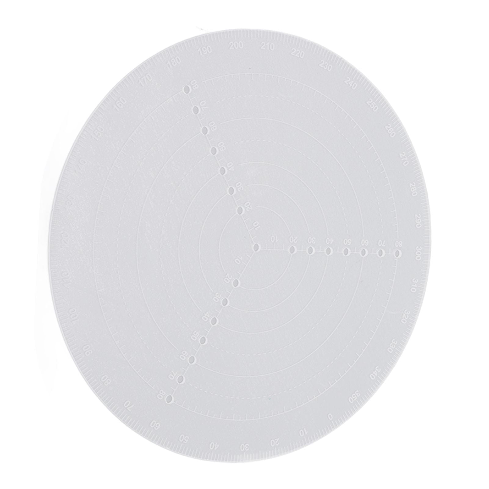 Round Center Finder Acrylic Semi Transparent Compass Drawing Measurement Tools for Woodwork Turning