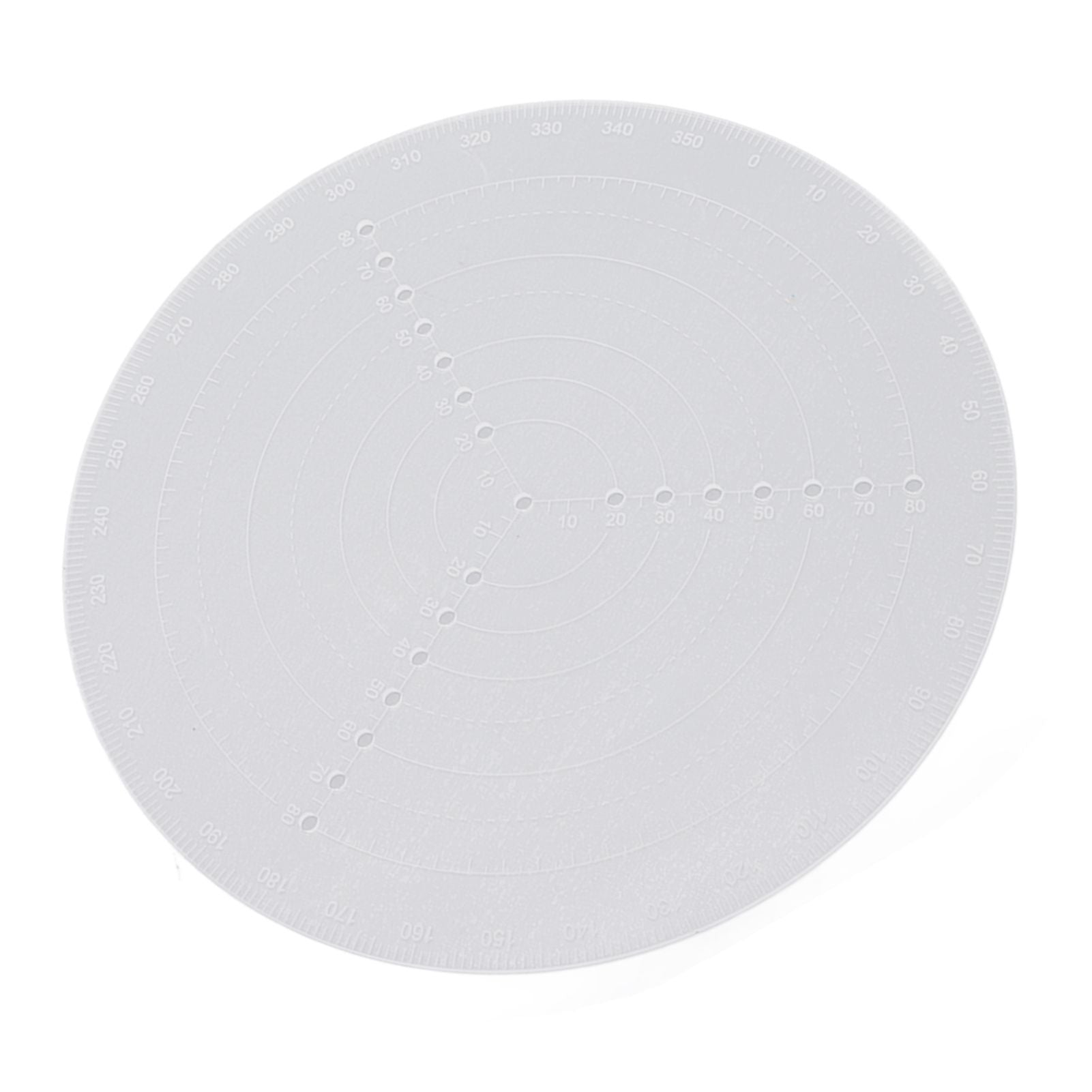 Round Center Finder Acrylic Semi Transparent Compass Drawing Measurement Tools for Woodwork Turning