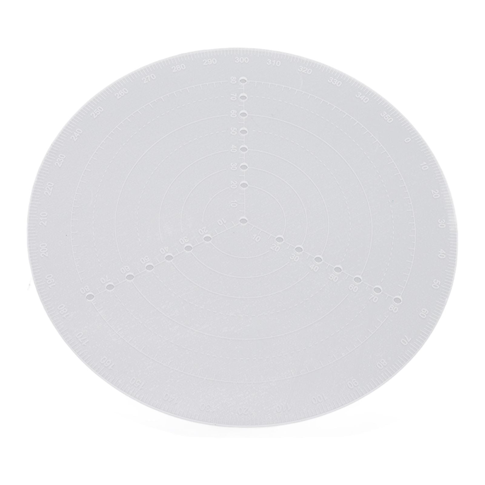 Round Center Finder Acrylic Semi Transparent Compass Drawing Measurement Tools for Woodwork Turning