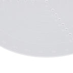 Round Center Finder Acrylic Semi Transparent Compass Drawing Measurement Tools for Woodwork Turning