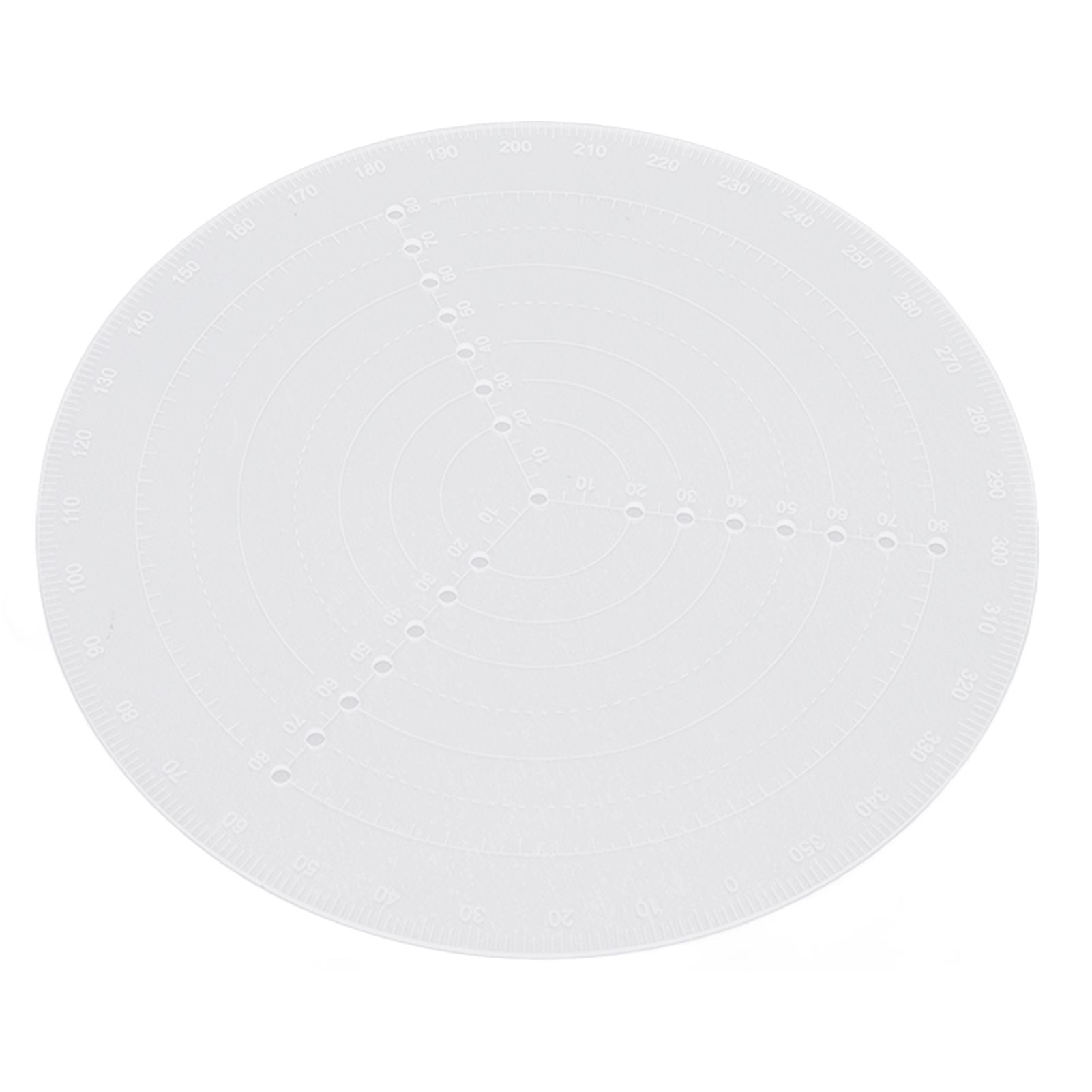 Round Center Finder Acrylic Semi Transparent Compass Drawing Measurement Tools for Woodwork Turning
