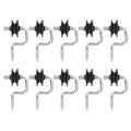 10 Pack Field Electronic Fence Front End Accessories Self Tapping Insulators Screw In Corner Insulators Fixed to Stake Wiring