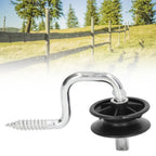 10 Pack Field Electronic Fence Front End Accessories Self Tapping Insulators Screw In Corner Insulators Fixed to Stake Wiring
